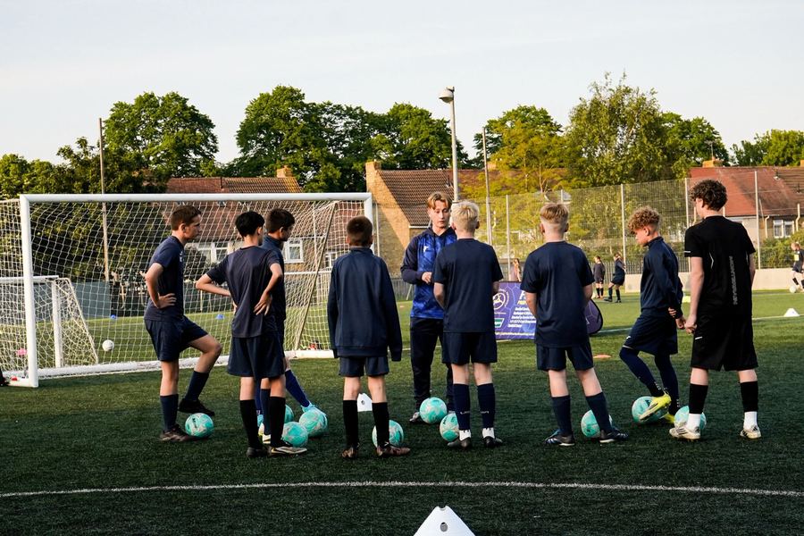Club and school partnership session